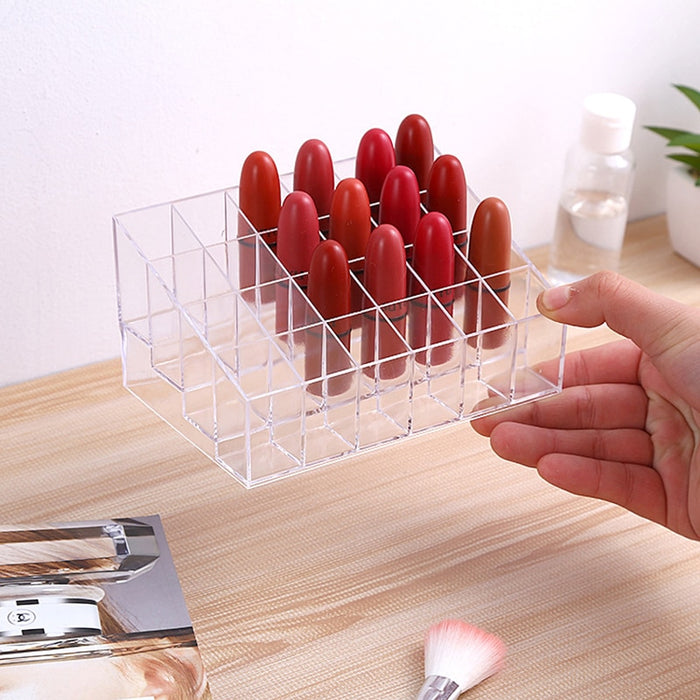 24 Grid Acrylic Makeup Organizer