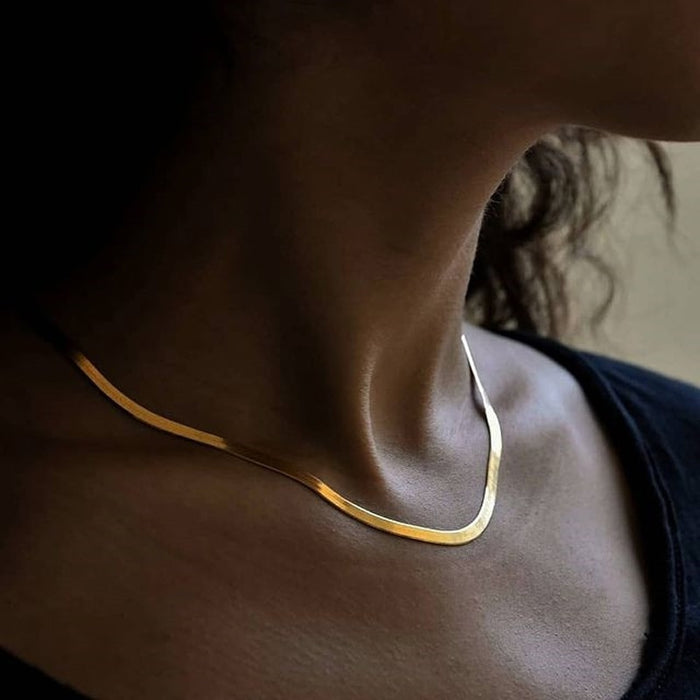 Snake Chain Women Choker Necklace