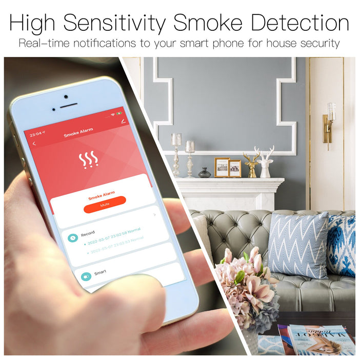 Tuya  Smoke Fire Alarm Sensor Detector