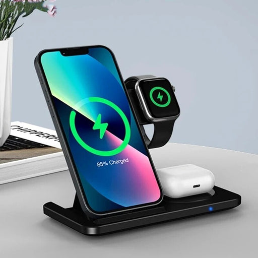 3 in 1 Wireless Charger Stand Pad