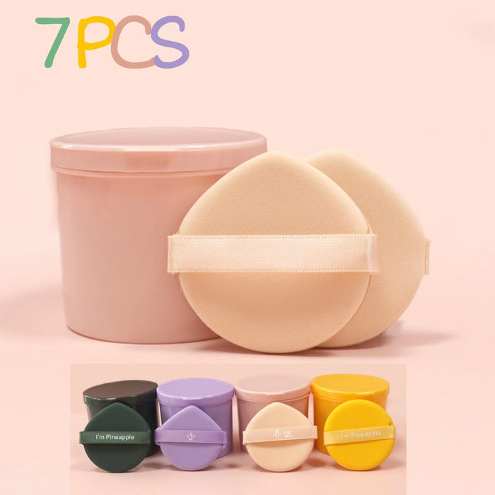 7 PCS Cosmetic Powder Puff Blender Set