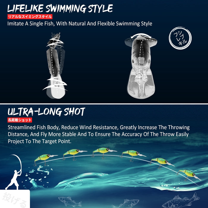 2-Segment Jointed Floating Lure