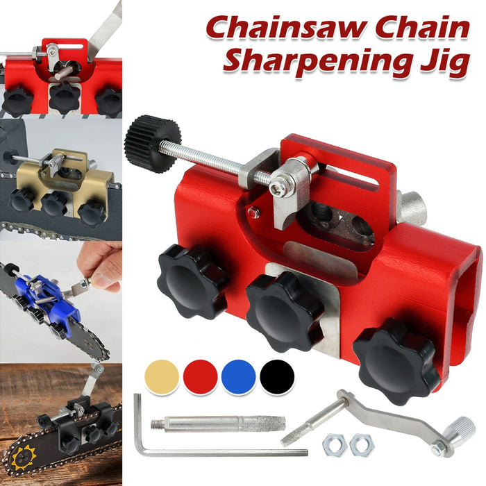 Chainsaw Chain Sharpening Jig