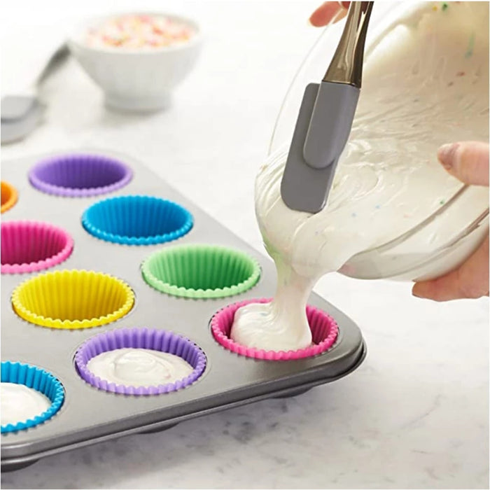 Colored Silicone Cupcake Liners